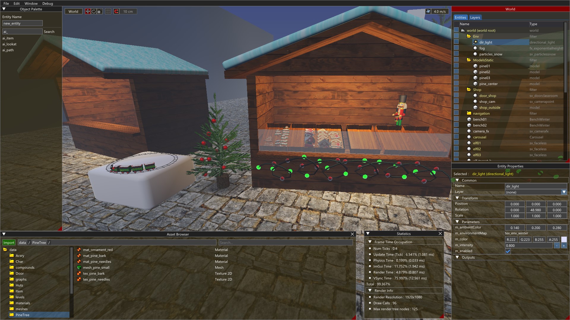 Hyphen Engine's editor