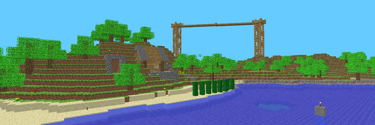 Custom Minecraft project banner